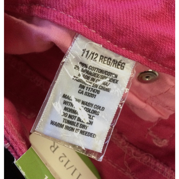 Girls Aeropostale Bagla Skinny‎ Leg Jeans Size 11/12 Pink - Picture 11 of 13